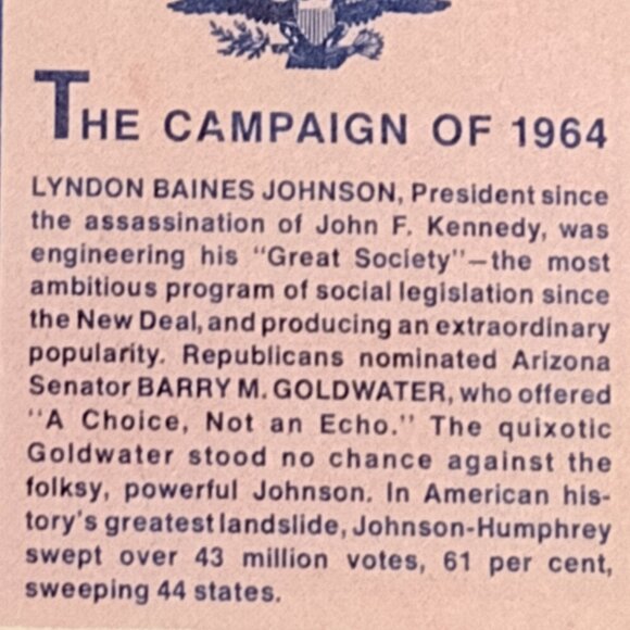 Hats Off To The Past - The Campaign of 1964 - Picture 4 of 5